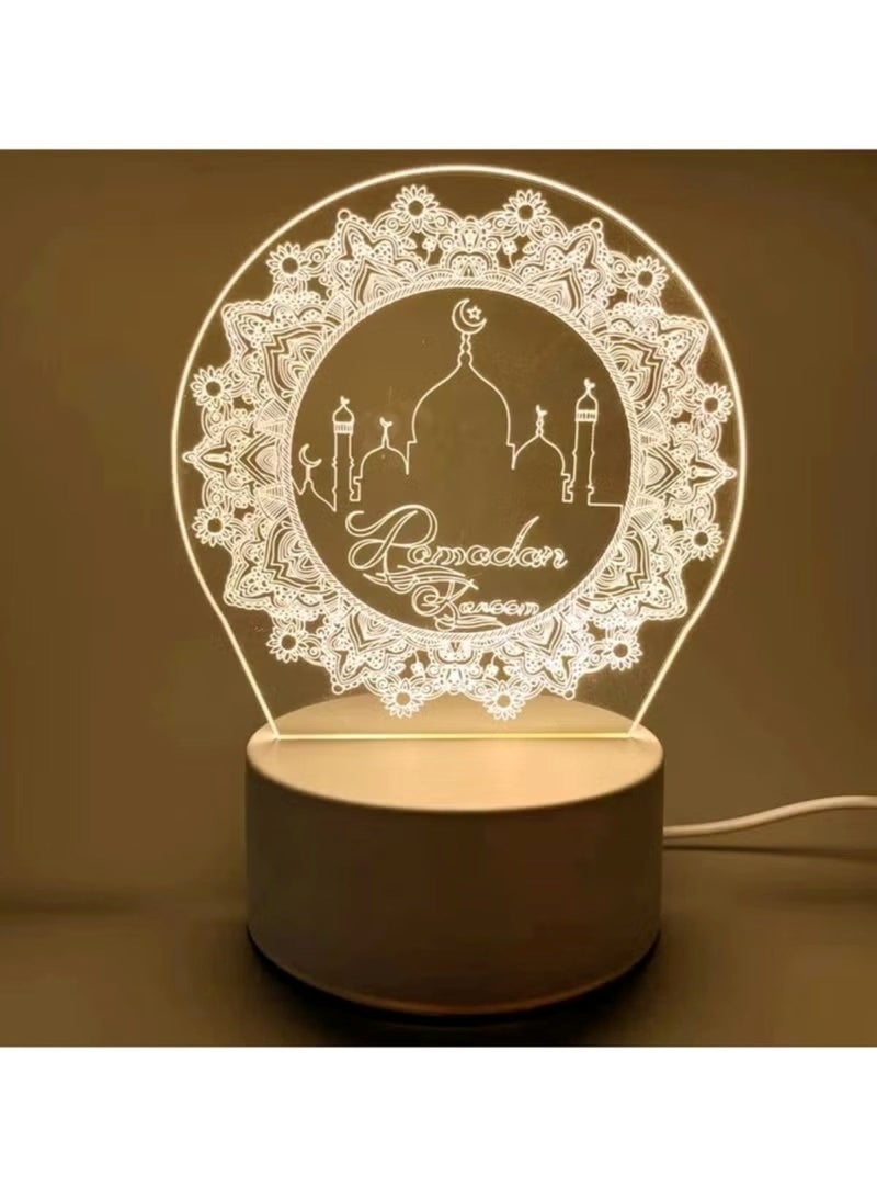 هويتك مصباح رمضان مبارك بتقنية LED متنوع - Image 2